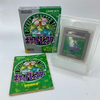 ゲームボーイ - 箱付き ゲームボーイ ソフト ポケットモンスター 緑