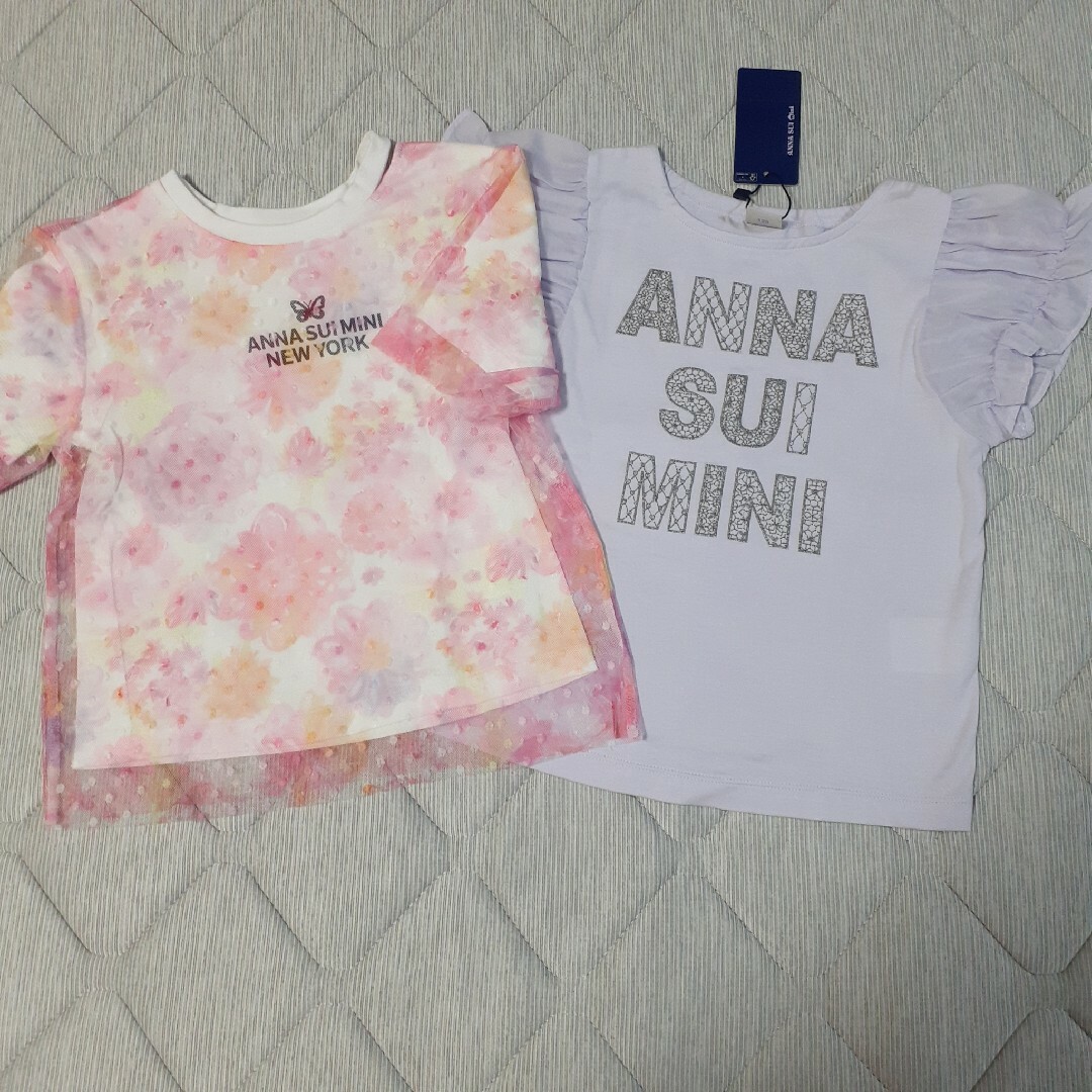 ANNA SUI mini(アナスイミニ)の【新品＆中古.】　アナスイミニ　Tシャツ キッズ/ベビー/マタニティのキッズ服女の子用(90cm~)(Tシャツ/カットソー)の商品写真