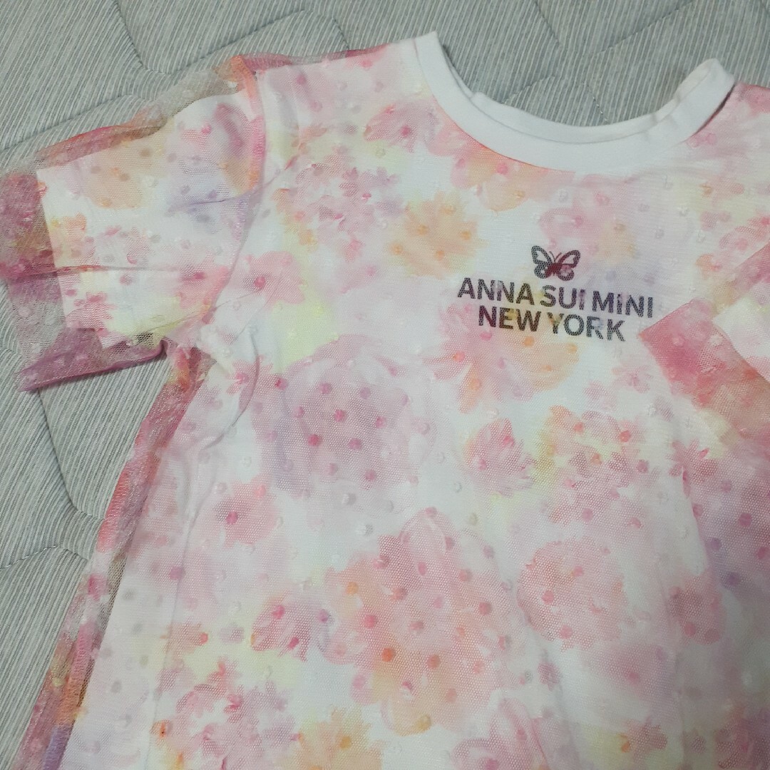 ANNA SUI mini(アナスイミニ)の【新品＆中古.】　アナスイミニ　Tシャツ キッズ/ベビー/マタニティのキッズ服女の子用(90cm~)(Tシャツ/カットソー)の商品写真