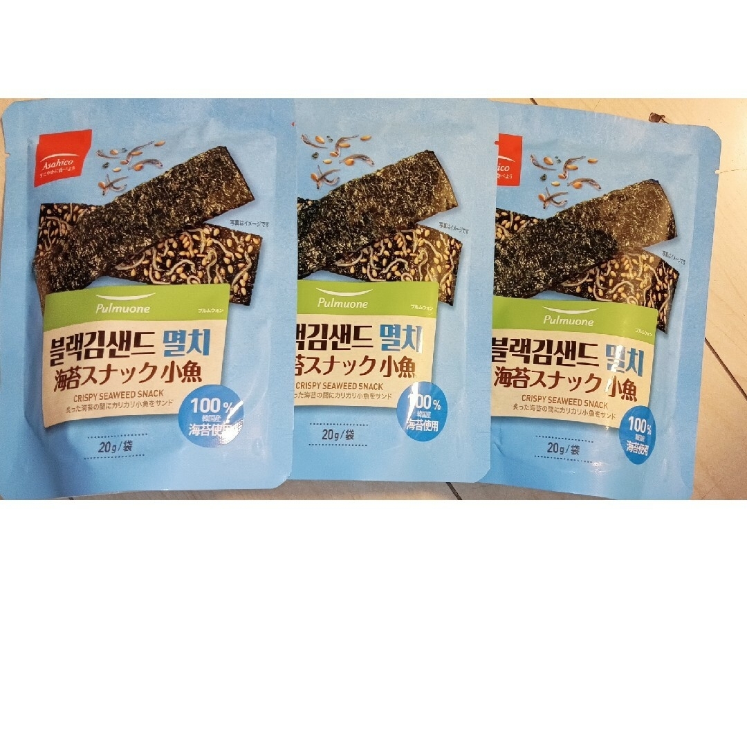 韓国海苔　おつまみ　海苔スナック小魚　5袋 食品/飲料/酒の食品(魚介)の商品写真