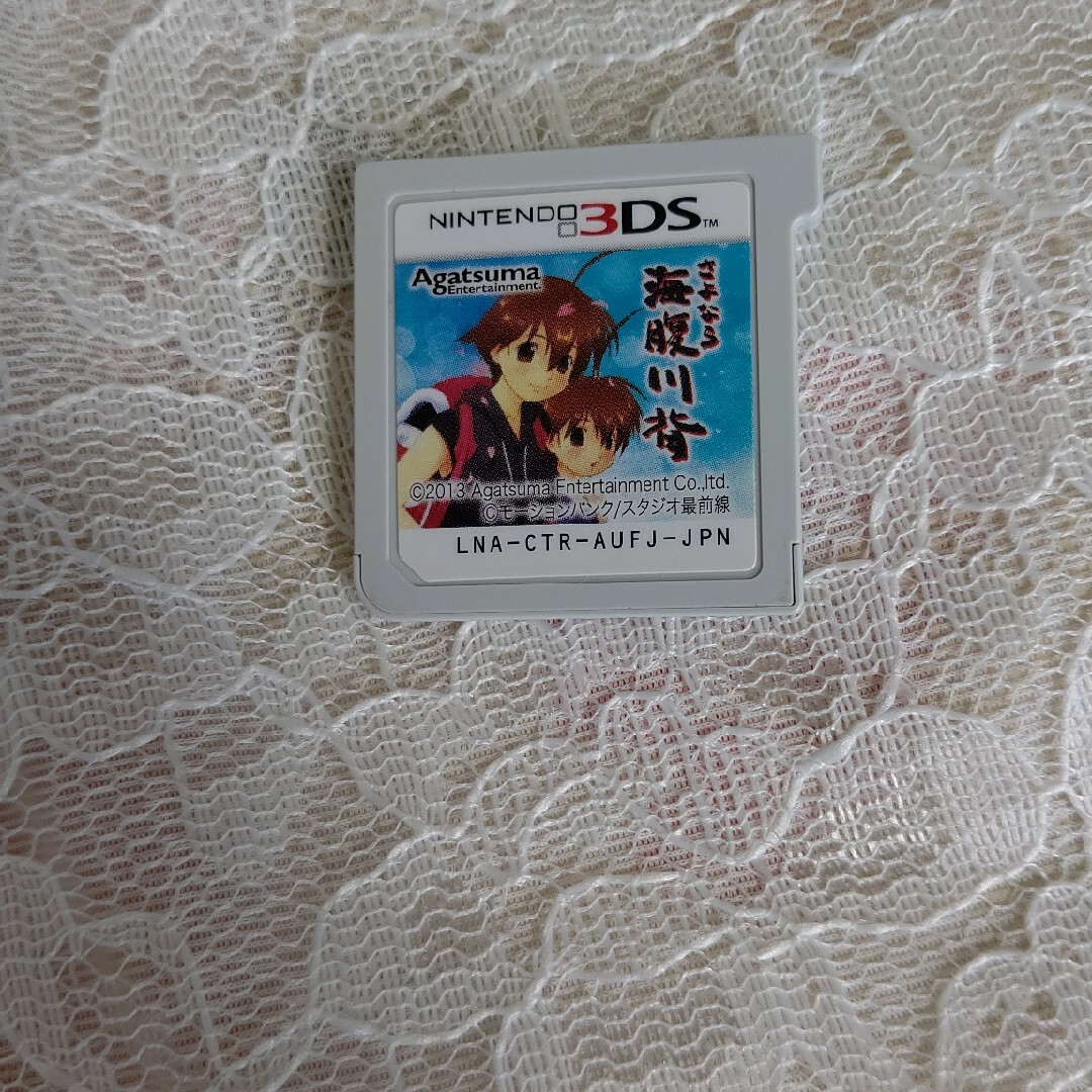 ニンテンドー3DS(ニンテンドー3DS)の中古3DSソフト　さよなら海原川背 エンタメ/ホビーのゲームソフト/ゲーム機本体(携帯用ゲームソフト)の商品写真