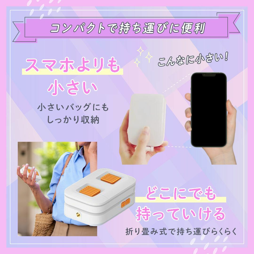 LEDスマホ撮影ライト Type-Cコード付き 自撮り 撮影用ライト スマホ/家電/カメラのカメラ(ストロボ/照明)の商品写真