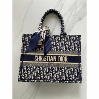 Christian Dior - ❀超美品➱ディオール　人気トートバッグ スモールサイズ ♪ネイビー