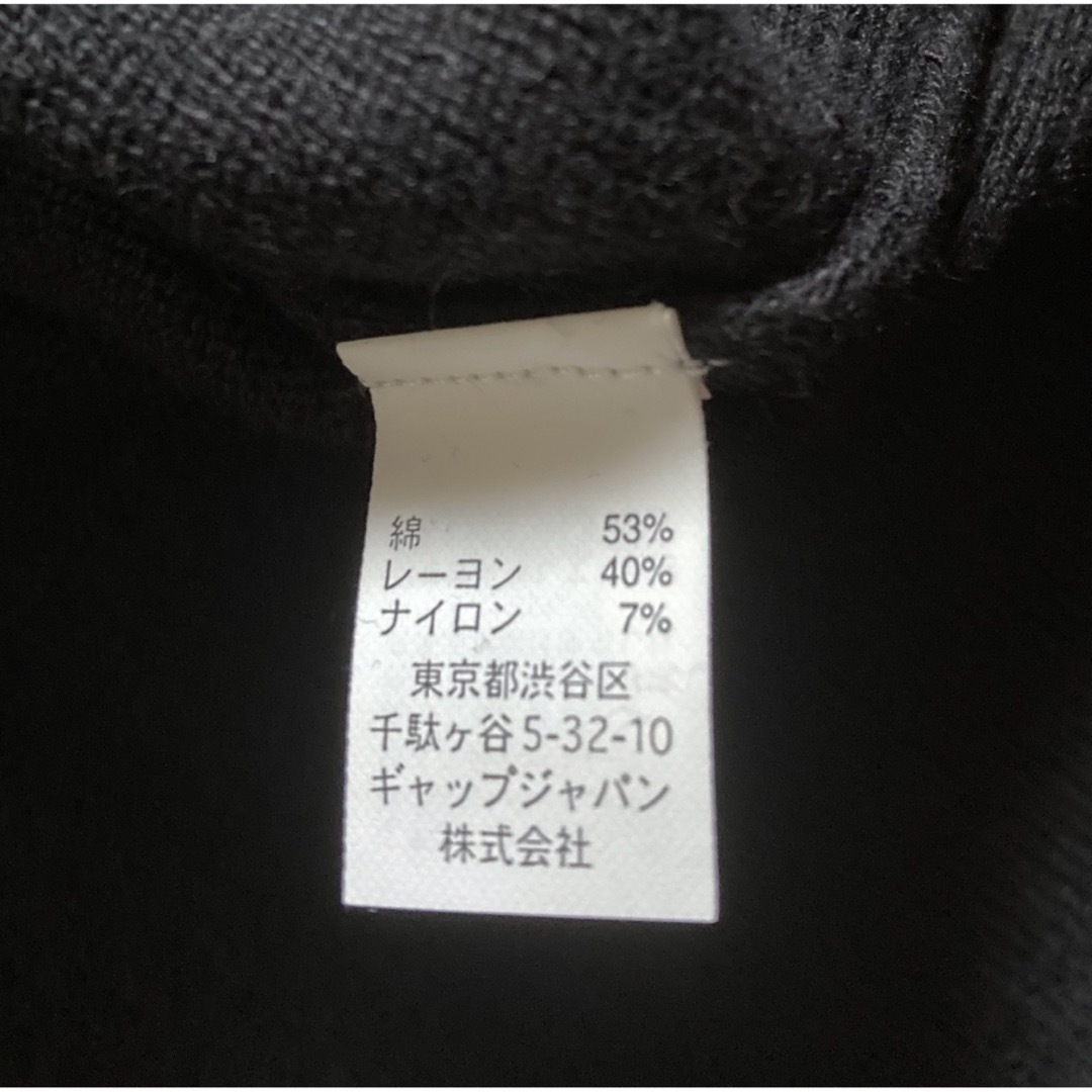 UNIQLO(ユニクロ)の美品✨カーディガン　長袖　ブラック　コットン レディースのトップス(カーディガン)の商品写真