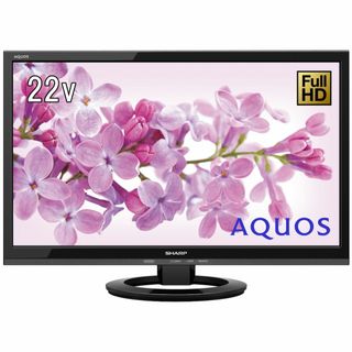 【色: ブラック】シャープ 22V型 液晶 テレビ AQUOS LC-22K45(テレビ)