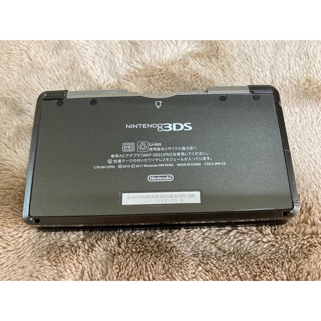 ニンテンドー3DS(ニンテンドー3DS)のNintendo 3DS コスモブラック 本体 エンタメ/ホビーのゲームソフト/ゲーム機本体(携帯用ゲーム機本体)の商品写真