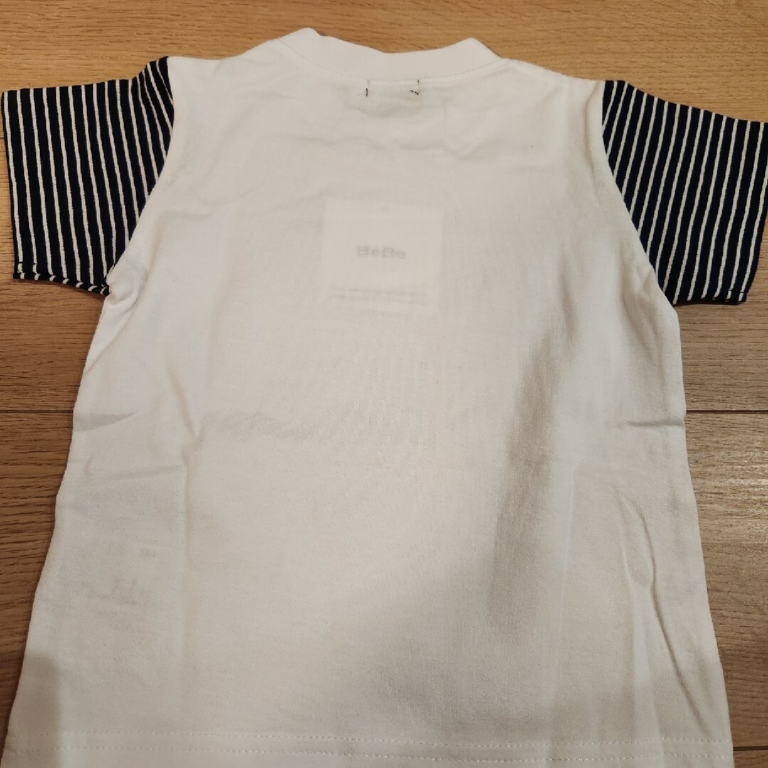 BeBe(ベベ)のひよこ水兵プリント切り替えTシャツ+パンツセット キッズ/ベビー/マタニティのキッズ服男の子用(90cm~)(Tシャツ/カットソー)の商品写真