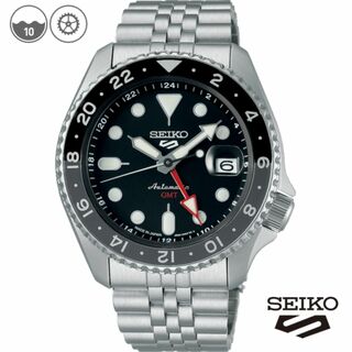 セイコー(SEIKO)のSEIKO 5スポーツ GMT機能 SBSC001 自動巻き式 国内正規品 新品(腕時計(アナログ))