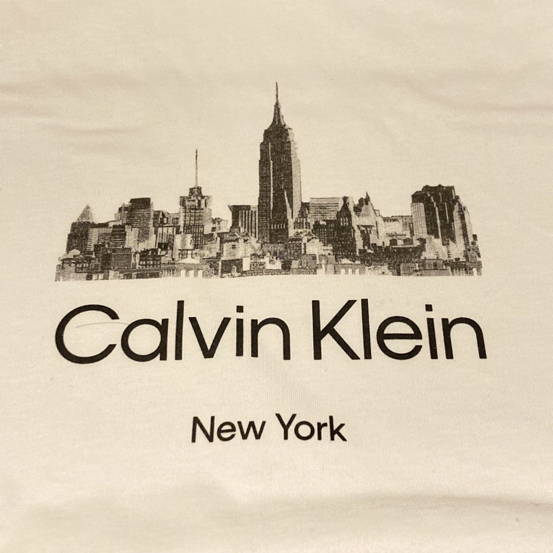 Calvin Klein(カルバンクライン)のCalvin Klein カルバンクライン　Tシャツ　ホワイト　プリントロゴ　白 メンズのトップス(Tシャツ/カットソー(半袖/袖なし))の商品写真
