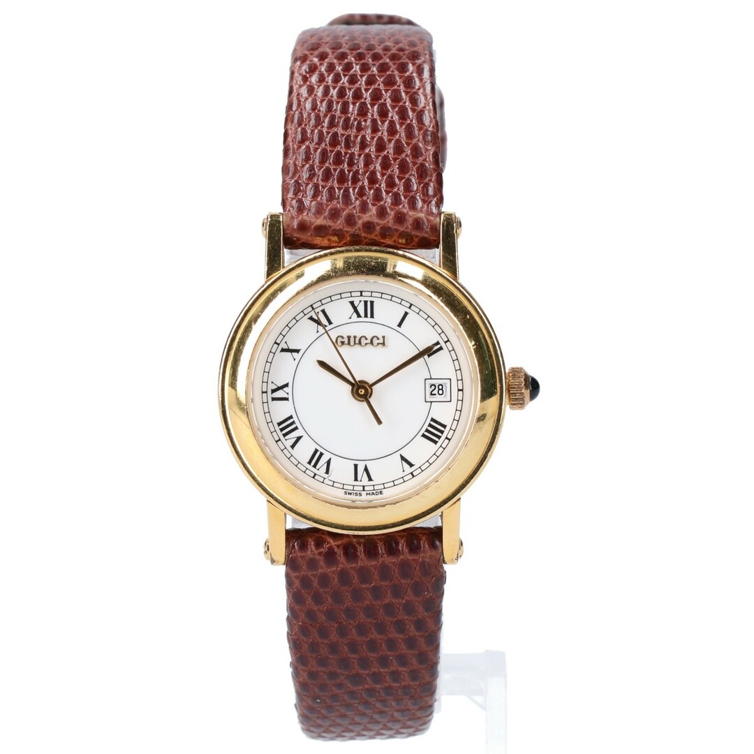 Gucci(グッチ)のグッチ 7200L ラウンドフェイス デイト クオーツ レディースのファッション小物(腕時計)の商品写真