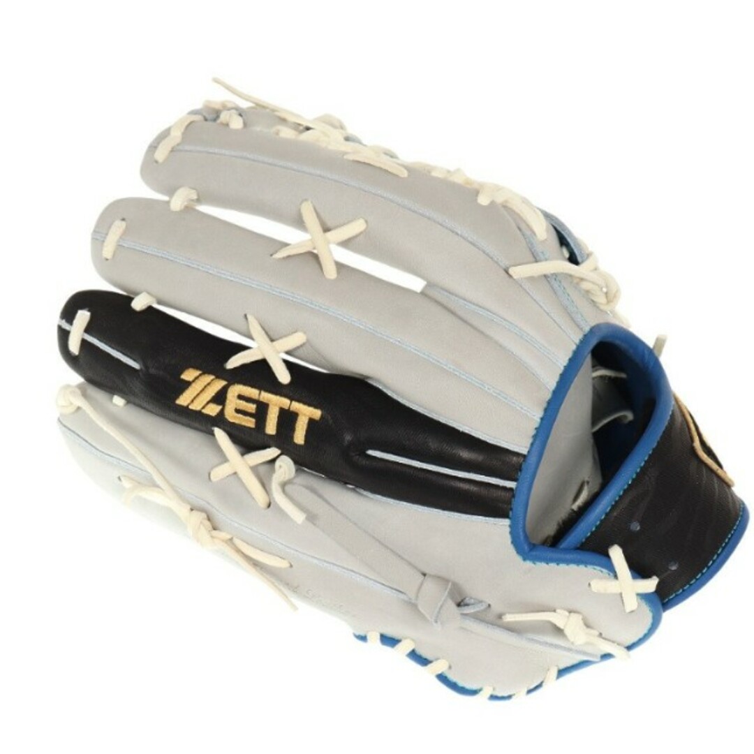 ZETT(ゼット)のZETT 軟式グラブ 外野手用 プロステイタス スペシャルカラー 左投用 グレ… スポーツ/アウトドアの野球(グローブ)の商品写真
