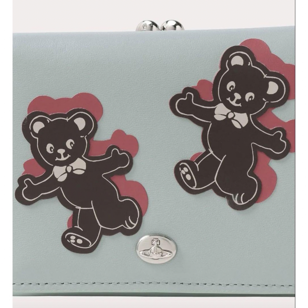 Vivienne Westwood(ヴィヴィアンウエストウッド)のVivienne Westwood HAPPY BEAR Blue 三つ折り財布 レディースのファッション小物(財布)の商品写真