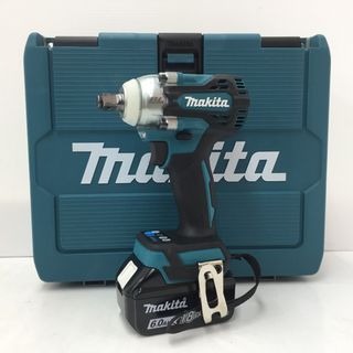 マキタ(Makita)のmakita マキタ 18V 6.0Ah 12.7mm 充電式インパクトレンチ ケース・充電器・バッテリ2個セット TW300DRGX 未使用品(工具)