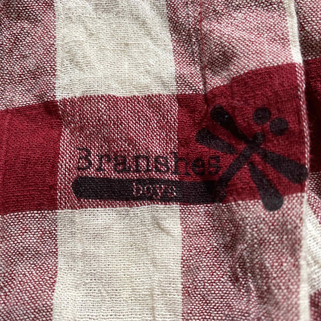 Branshes(ブランシェス)のブランシェス　チェック柄甚平 キッズ/ベビー/マタニティのキッズ服男の子用(90cm~)(甚平/浴衣)の商品写真