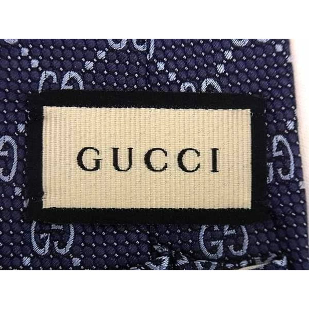 Gucci(グッチ)の■新品■未使用■ GUCCI グッチ GG柄 シルク100％ ネクタイ ビジネス 紳士 メンズ ブルー系 BE9040 メンズのファッション小物(ネクタイ)の商品写真