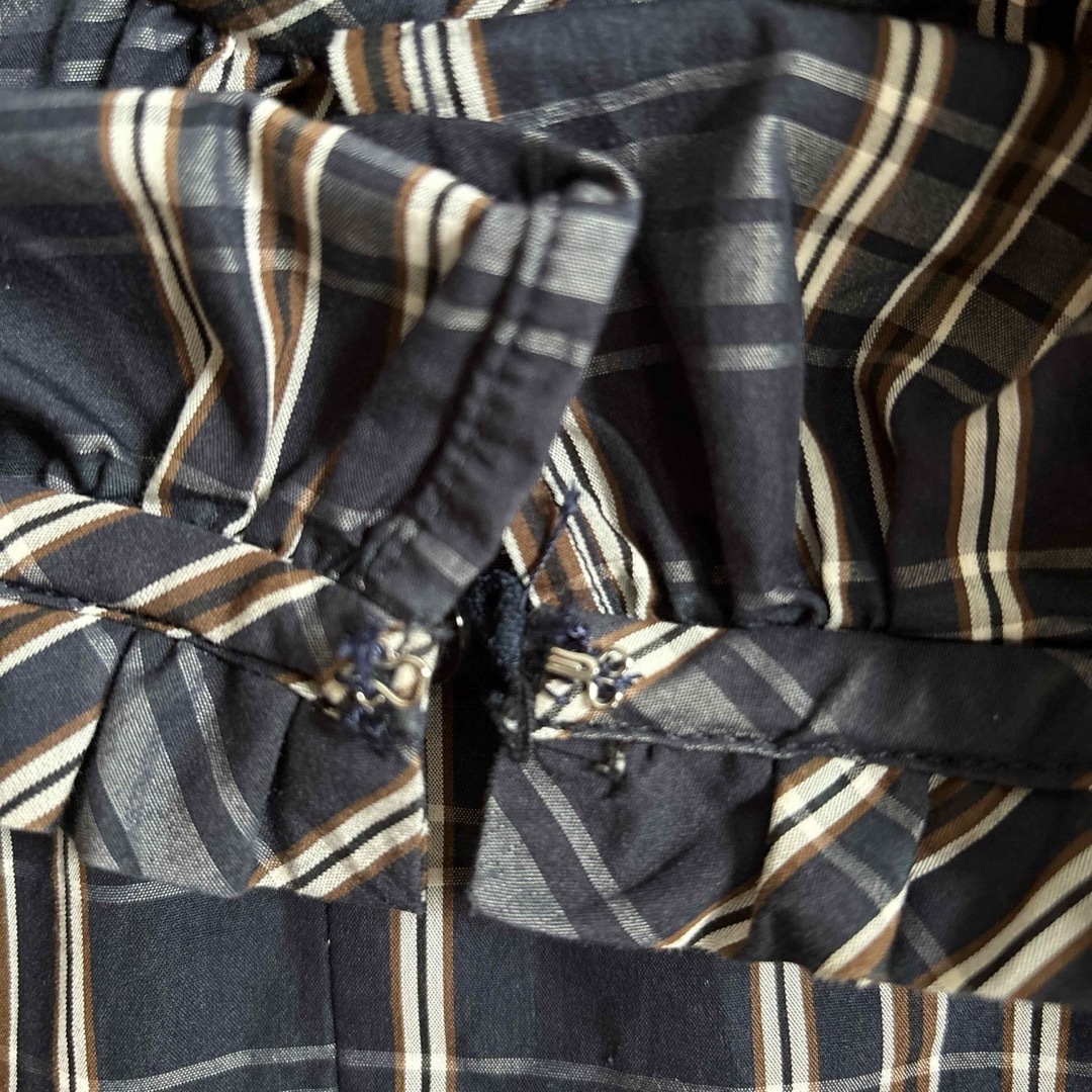 innowave(イノウェーブ)のイノウェーブ　チェック　半袖　M レディースのトップス(Tシャツ(半袖/袖なし))の商品写真