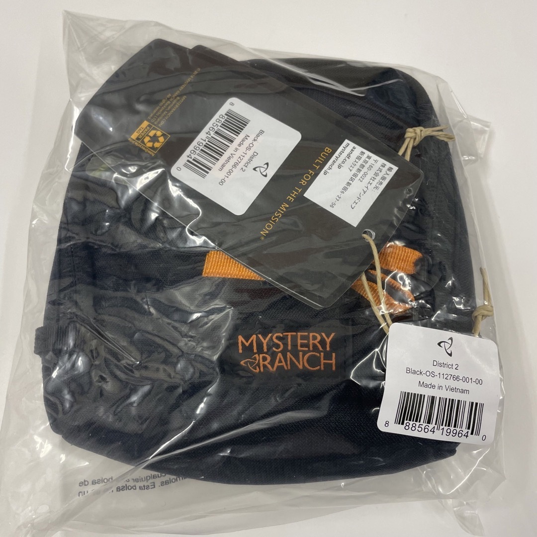 MYSTERY RANCH(ミステリーランチ)のミステリーランチ ディストリクト2 ブラック 新品未使用 メンズのバッグ(ショルダーバッグ)の商品写真