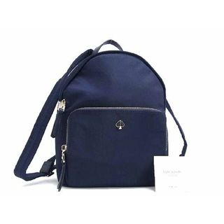 ■新品■未使用■ kate spade ケイトスペード PXRUA693 ナイロン リュックサック バックパック レディース ネイビー系 FA1081