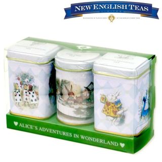 New English Tea 不思議の国のアリス 3缶セット 茶葉(茶)