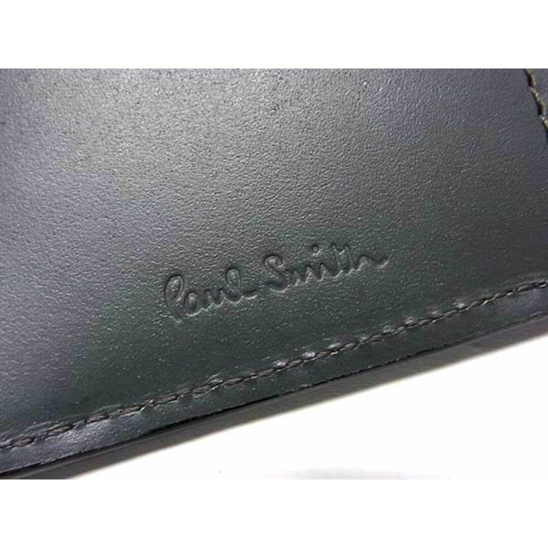 Paul Smith(ポールスミス)の■新品■未使用■ Paul Smith ポールスミス ブライトストライププラー レザー 三つ折り ミニ財布 コンパクトウォレット ブラック系 FC0673 メンズのファッション小物(折り財布)の商品写真