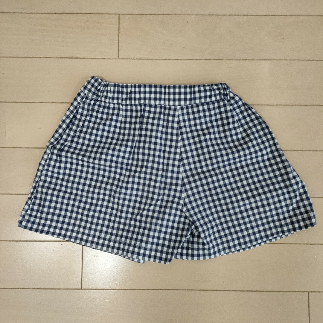 UNIQLO(ユニクロ)のユニクロ ギンガムチェック ショートパンツ 110cm キッズ/ベビー/マタニティのキッズ服女の子用(90cm~)(パンツ/スパッツ)の商品写真