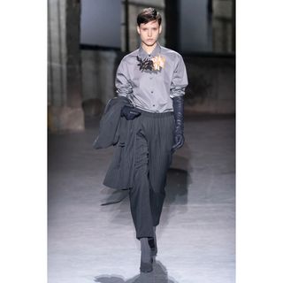 DRIES VAN NOTEN - ドリスヴァンノッテン　2019-2020AW プリントシャツ　ブラウス　トップス