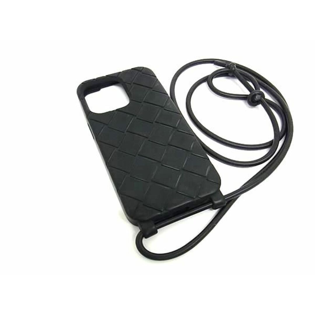 Bottega Veneta(ボッテガヴェネタ)の■美品■ BOTTEGA VENETA ボッテガヴェネタ ラバー iPhone13 Pro 対応 アイフォンケース スマホケース ブラック系 AV8960 メンズのメンズ その他(その他)の商品写真