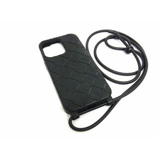 ボッテガヴェネタ(Bottega Veneta)の■美品■ BOTTEGA VENETA ボッテガヴェネタ ラバー iPhone13 Pro 対応 アイフォンケース スマホケース ブラック系 AV8960(その他)