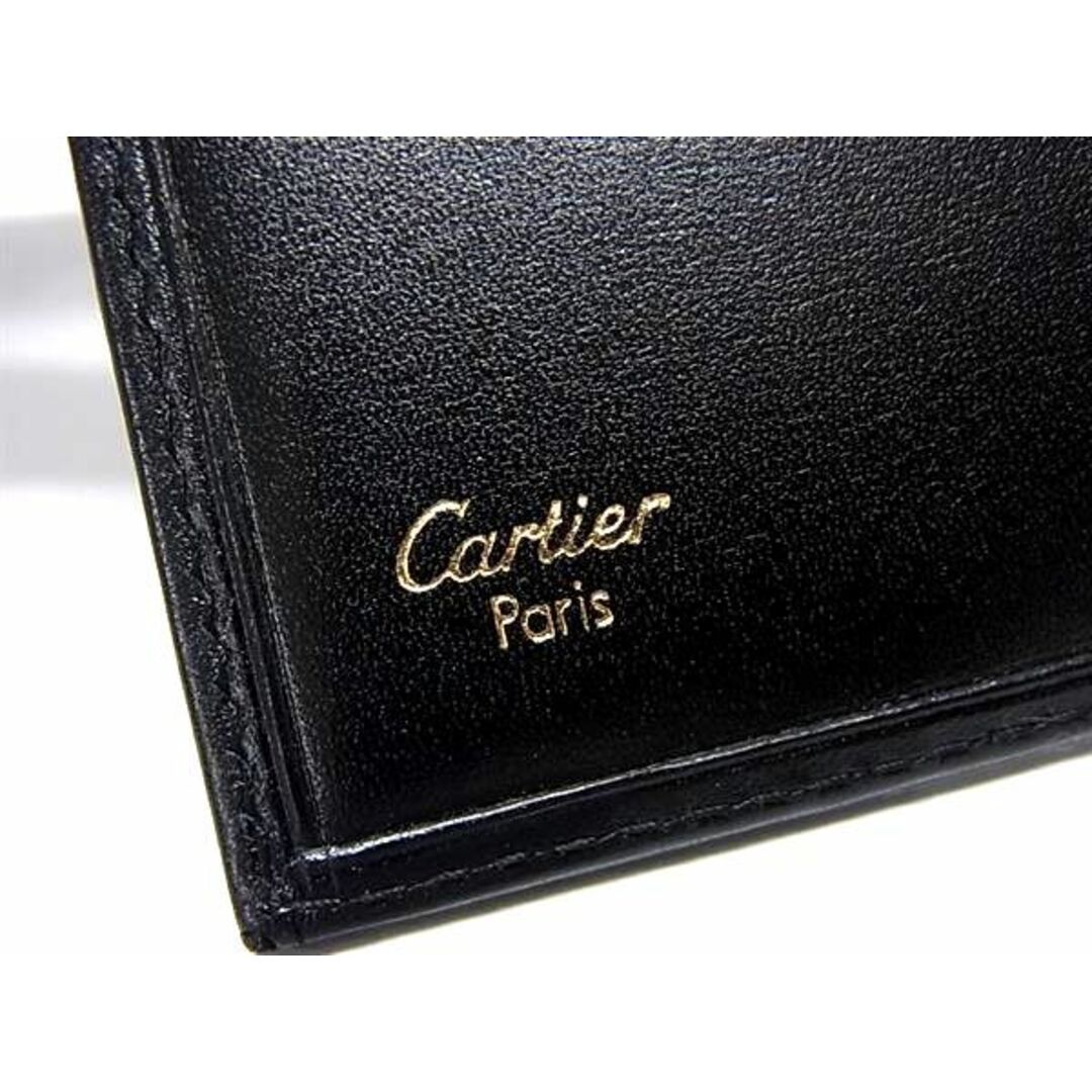 Cartier(カルティエ)の■新品同様■ Cartier カルティエ パシャ レザー 二つ折り 財布 ウォレット 小銭入れ 札入れ メンズ ブラック系 AW1943 レディースのファッション小物(財布)の商品写真