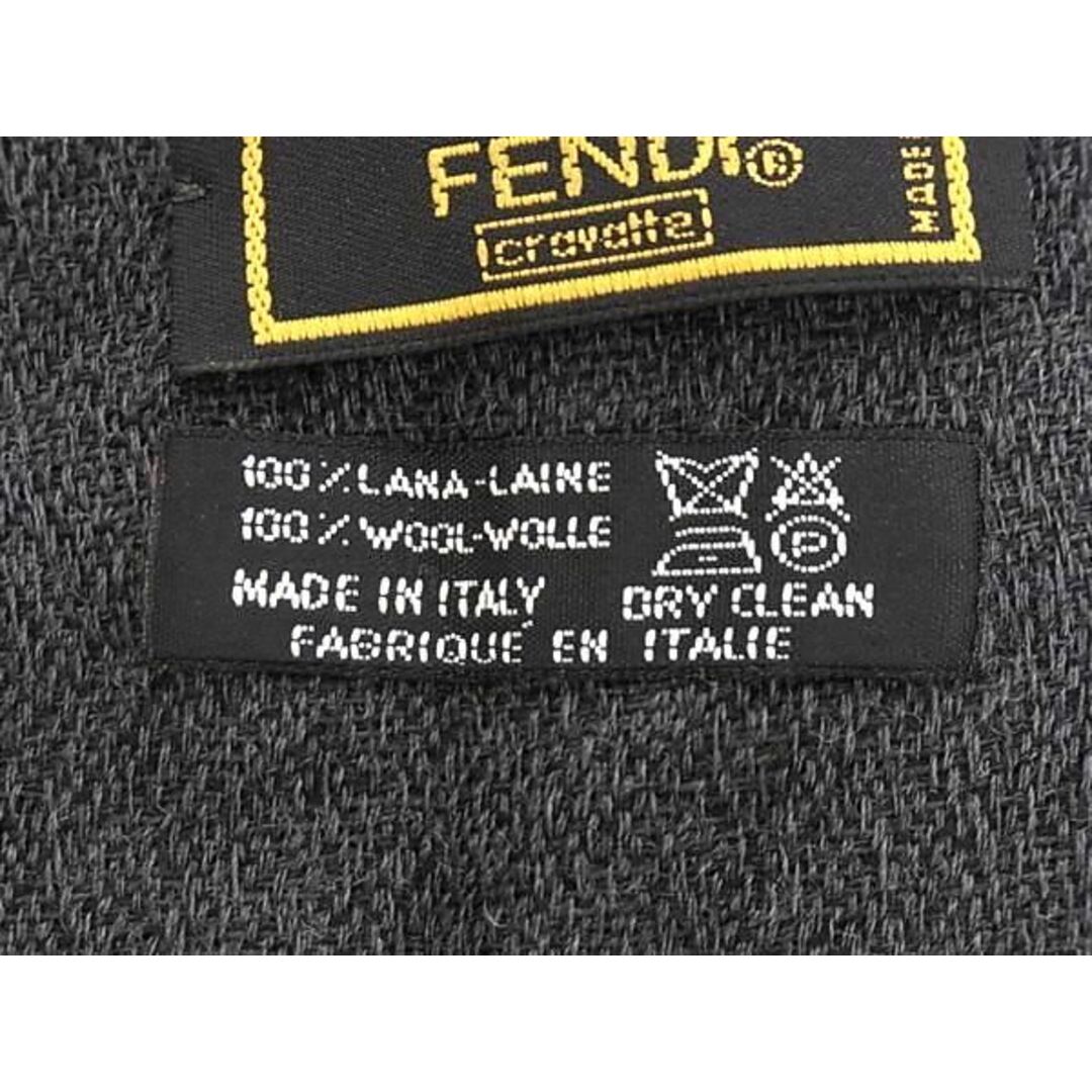 FENDI(フェンディ)の■新品■未使用■ FENDI フェンディ ウール100％ フリンジ マフラー 防寒具 レディース メンズ グレー系 FA1236 メンズのメンズ その他(その他)の商品写真