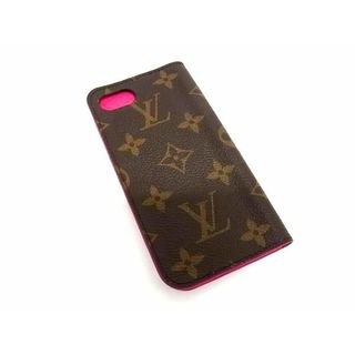 ルイヴィトン(LOUIS VUITTON)の■美品■ LOUIS VUITTON ルイヴィトン M61906 モノグラム フォリオ iPhone 7/8/SE(第2世代) 対応 手帳型 スマホケース ブラウン系 AT7392(その他)