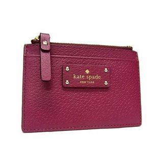 ケイトスペードニューヨーク(kate spade new york)の■新品■未使用■ kate spade ケイトスペード WLRU2811 レザー コインケース コインパース 小銭入れ レディース パープル系 AV8813(その他)