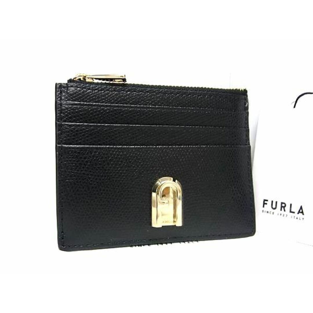 Furla(フルラ)の■新品同様■ FURLA フルラ レザー フラグメントケース カードケース コインケース 小銭入れ レディース ブラック系 AU9855 レディースのアクセサリー(その他)の商品写真