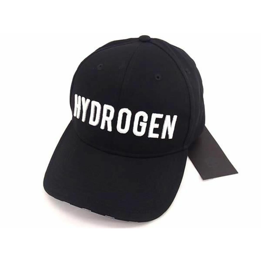 HYDROGEN(ハイドロゲン)の■新品■未使用■ HYDROGEN ハイドロゲン コットン100％ ベースボールキャップ 帽子 メンズ レディース ブラック系 FA1245 メンズのファッション小物(その他)の商品写真