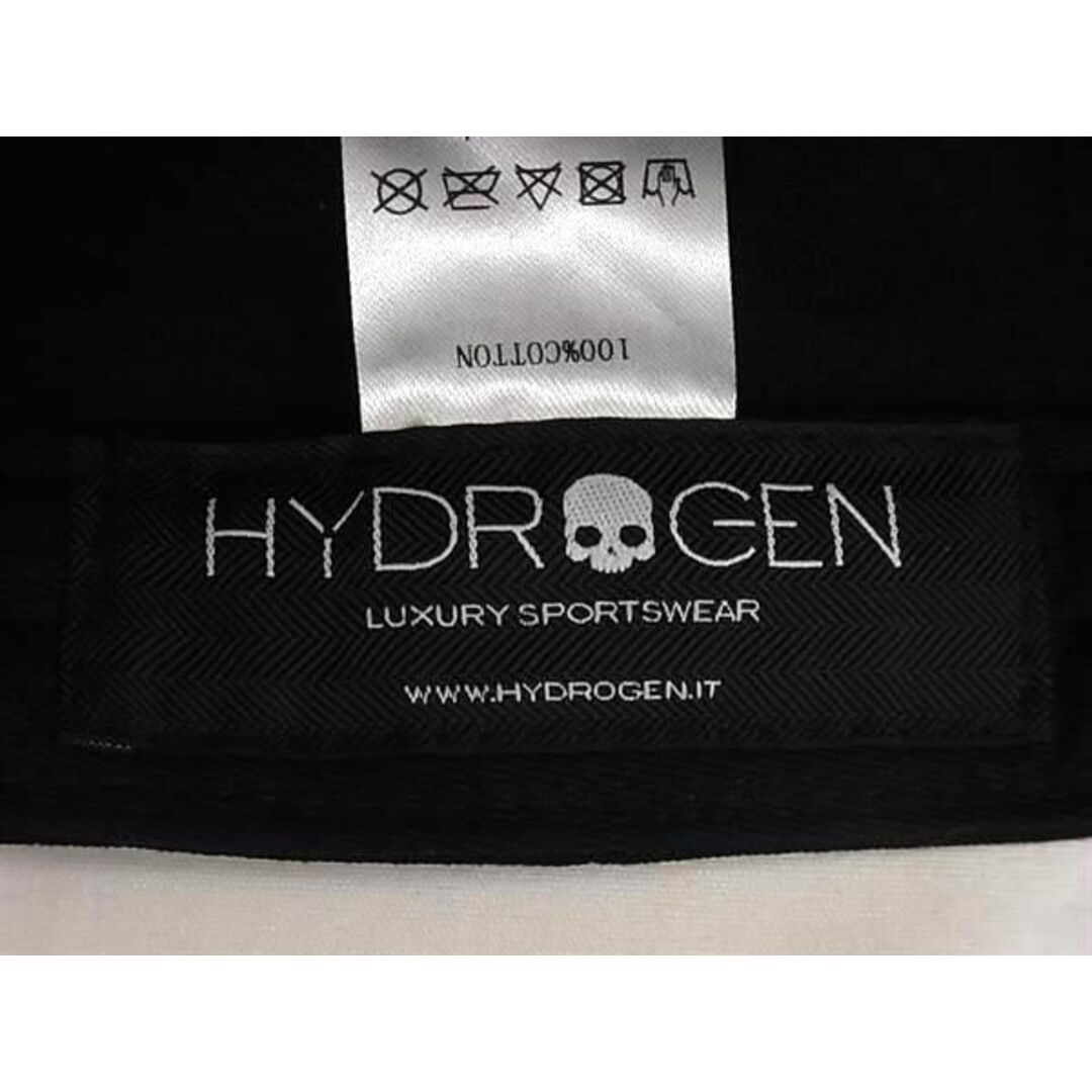 HYDROGEN(ハイドロゲン)の■新品■未使用■ HYDROGEN ハイドロゲン コットン100％ ベースボールキャップ 帽子 メンズ レディース ブラック系 FA1245 メンズのファッション小物(その他)の商品写真