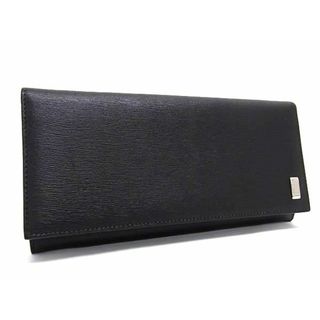 ダンヒル(Dunhill)の■新品同様■ dunhill ダンヒル レザー 二つ折り 長財布 ウォレット 札入れ メンズ ブラック系 AW1902(長財布)