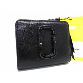 MARC JACOBS - ■新品■未使用■ MARC JACOBS マークジェイコブス スナップショット レザー 二つ折り 財布 ウォレット レディース ブラック系 AS7418