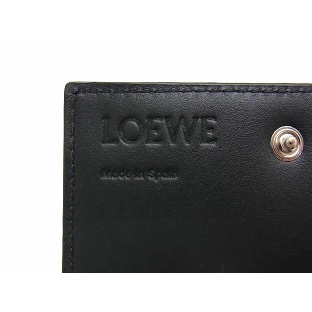 LOEWE(ロエベ)の■新品同様■ LOEWE ロエベ アナグラム レザー カードケース カード入れ 名刺入れ メンズ ブラック系 AW1883 レディースのアクセサリー(その他)の商品写真