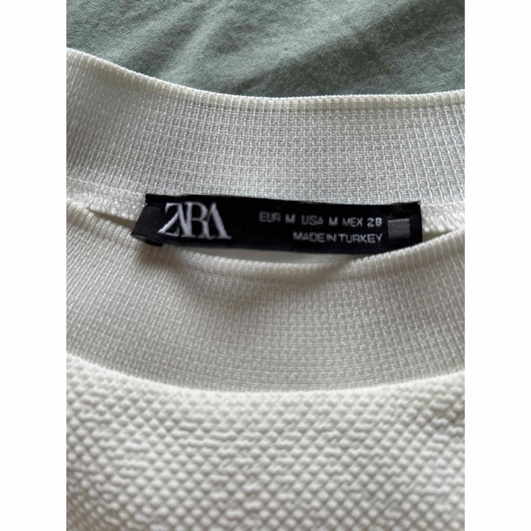 ZARA(ザラ)のZARA 袖レースブラウス レディースのトップス(シャツ/ブラウス(長袖/七分))の商品写真