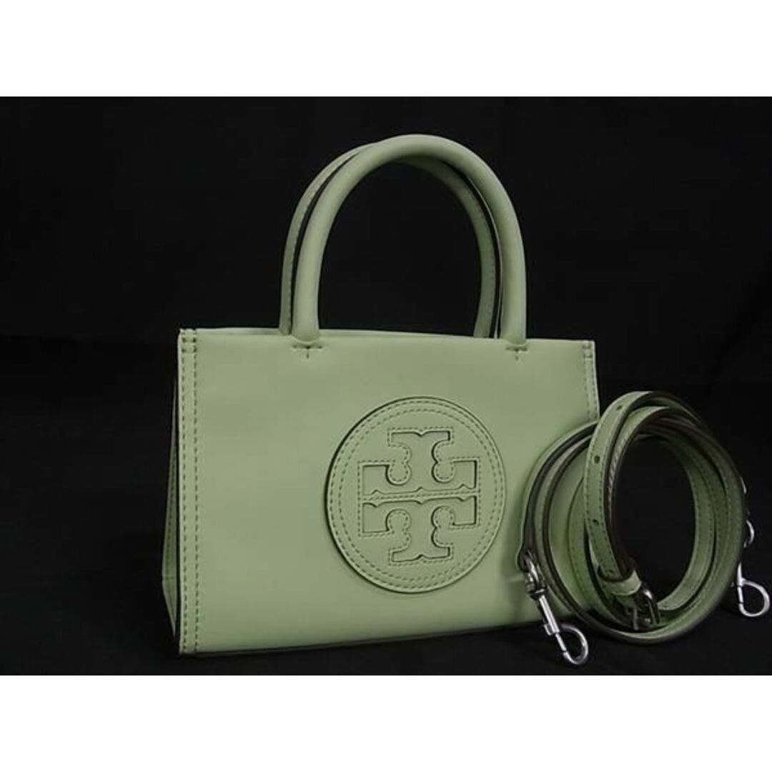 Tory Burch(トリーバーチ)の■新品■未使用■ TORY BURCH トリーバーチ エラ レザー 2WAY ハンドバッグ ショルダー クロスボディ ライトグリーン系 BG8541 レディースのバッグ(ハンドバッグ)の商品写真