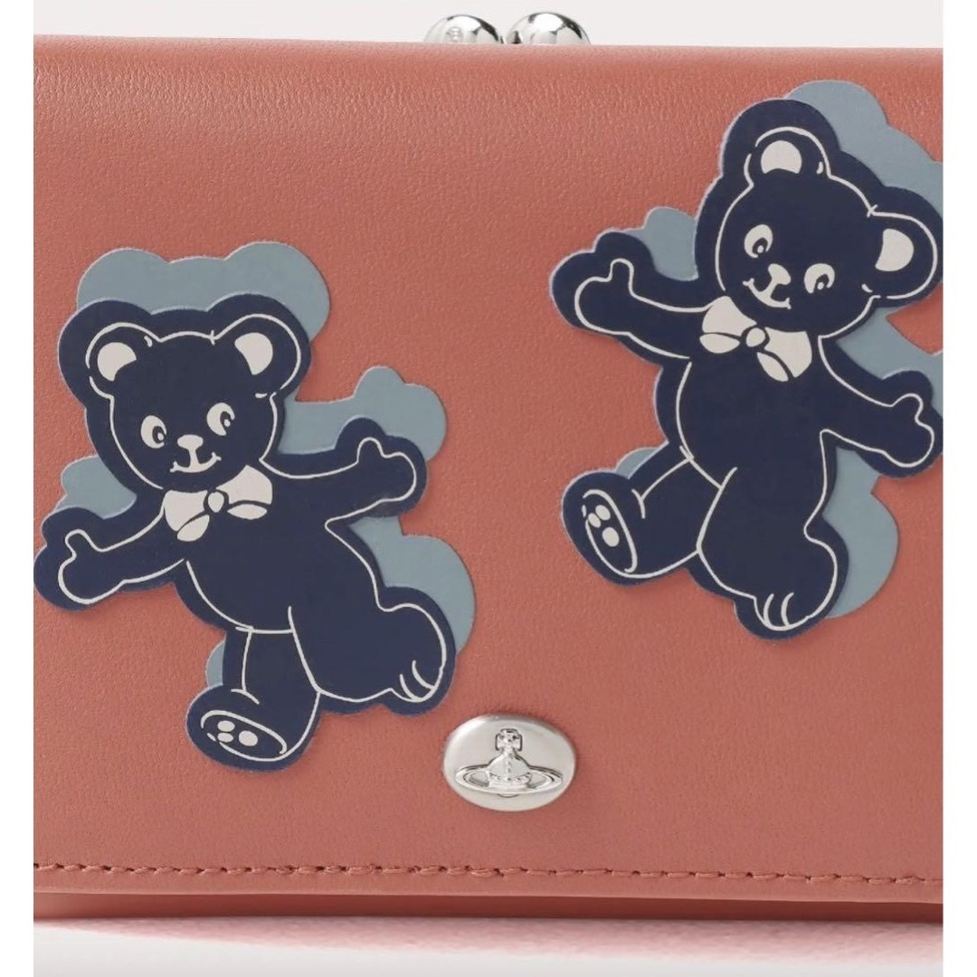 Vivienne Westwood(ヴィヴィアンウエストウッド)のVivienne Westwood HAPPY BEAR Red 三つ折り財布 レディースのファッション小物(財布)の商品写真