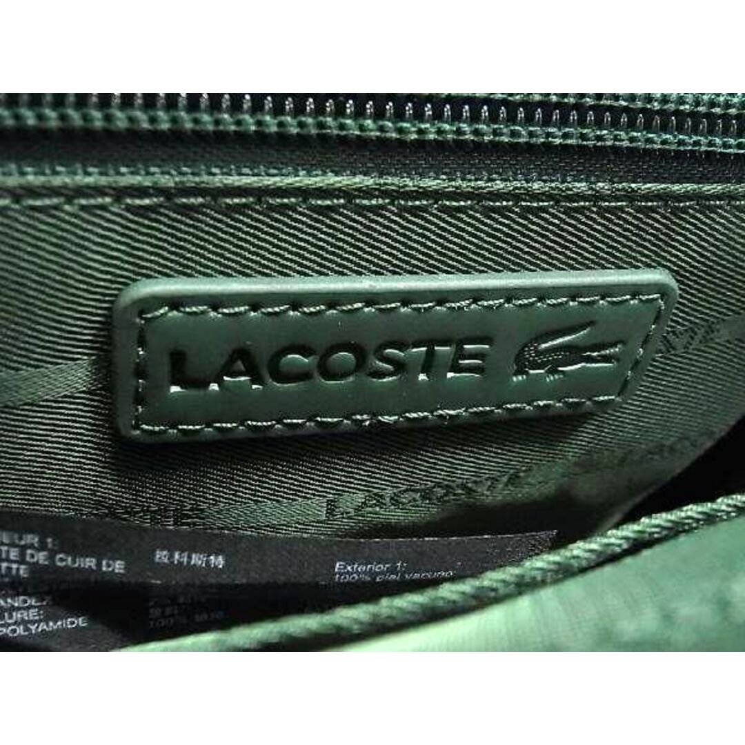 LACOSTE - □新品□未使用□ LACOSTE ラコステ PVC ボディバッグ LACOSTE - □新品□未使用□ LACOSTE ラコステ PVC ボディバッグ