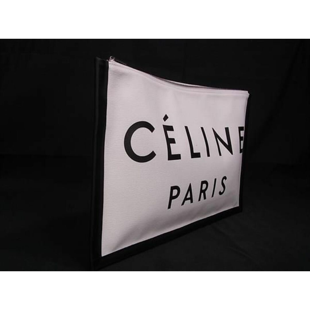 celine(セリーヌ)の■新品■未使用■ CELINE セリーヌ キャンバス×レザー クラッチバッグ セカンドバッグ レディース ホワイト系×ブラック系 AW5609 レディースのバッグ(その他)の商品写真