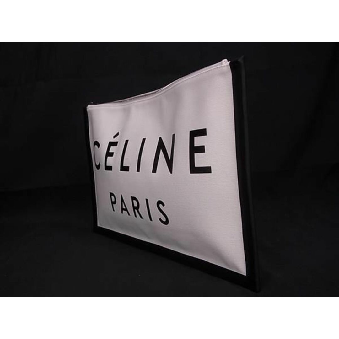 celine(セリーヌ)の■新品■未使用■ CELINE セリーヌ キャンバス×レザー クラッチバッグ セカンドバッグ レディース ホワイト系×ブラック系 AW5609 レディースのバッグ(その他)の商品写真