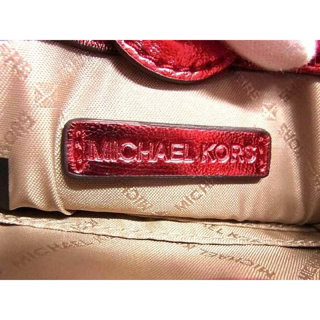 Michael Kors(マイケルコース)の■新品■未使用■ MICHAEL KORS マイケルコース レザー 2WAY クロスボディ ショルダーバッグ ハンドバッグ ポシェット レッド系 CC2469 レディースのファッション小物(その他)の商品写真