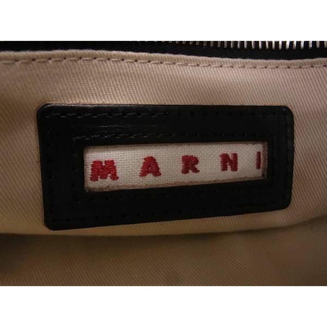 Marni(マルニ)の■極美品■ MARNI マルニ イーストウェスト コットン×ナイロン 2WAY ハンドバッグ ショルダー ブラック系×ベージュ系 AW5618 レディースのバッグ(その他)の商品写真