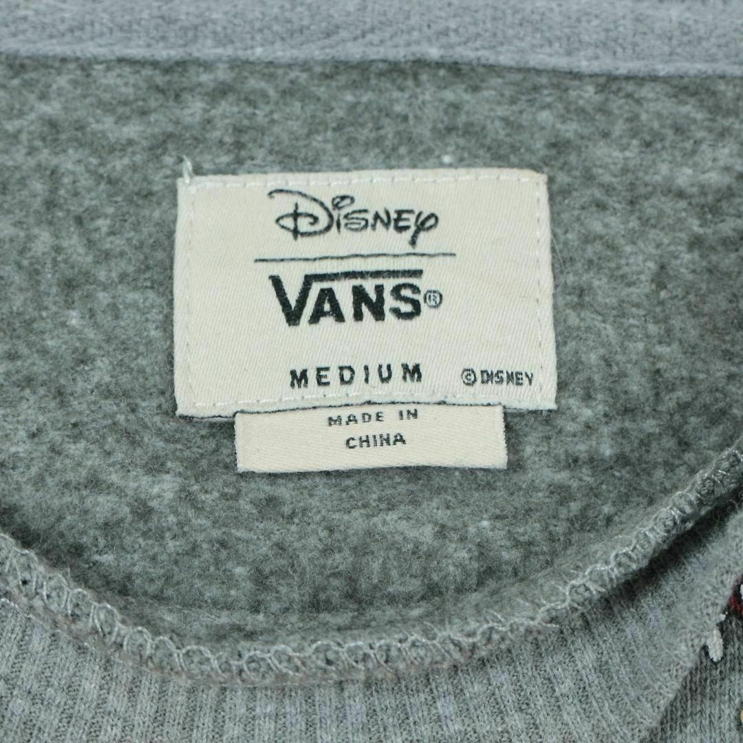 【激レア】ディズニー VANS スウェット ミッキー 総柄 プルオーバー M メンズのトップス(スウェット)の商品写真