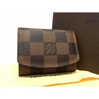 ルイヴィトン(LOUIS VUITTON)の■新品同様■ LOUIS VUITTON ルイヴィトン ダミエ カフスケース アクセサリーケース 小物入れ ブラウン系 BJ3032(その他)