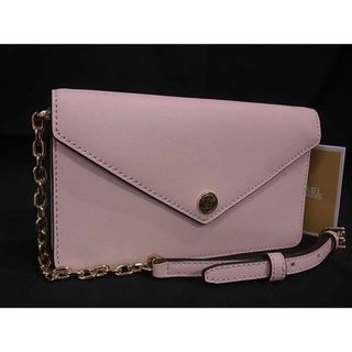 マイケルコース(Michael Kors)の■新品■未使用■ MICHAEL KORS マイケルコース PVC チェーン ショルダーバッグ クロスボディ レディース ピンク系 BI1670(その他)