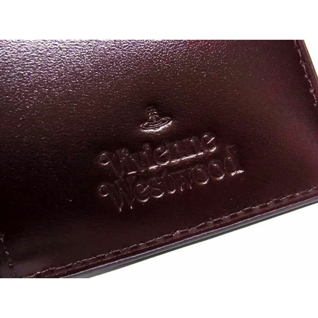 Vivienne Westwood(ヴィヴィアンウエストウッド)の■新品■未使用■ Vivienne Westwood ヴィヴィアンウエストウッド レザー 三つ折り 財布 ウォレット ワインレッド系 BJ3039 メンズのファッション小物(長財布)の商品写真